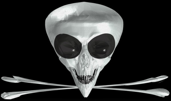 free 3ds model ufo scifi - Friends in High Places by 3D Aircrew